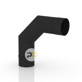 Колено дымовое стальное 87° d=120 1,5 мм