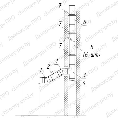 Комплект №12 для напольного котла