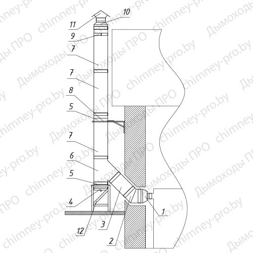 Комплект №11 для отопительного котла