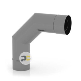 Колено дымоходное 87° d=200 0,5